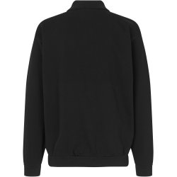 ID 0601 Polosweatshirt  klassisk Sort