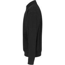 ID 0601 Polosweatshirt  klassisk Sort