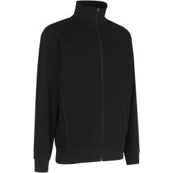 ID 0622 Sweat cardigan Sort