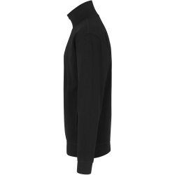 ID 0622 Sweat cardigan Sort