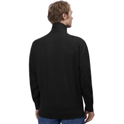 ID 0622 Sweat cardigan Sort
