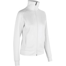 ID 0624 Sweat cardigan  dame Hvid