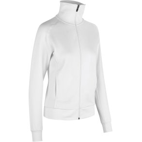 ID 0624 Sweat cardigan  dame Hvid