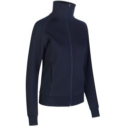 ID 0624 Sweat cardigan  dame Navy