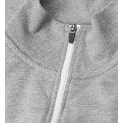 ID 0626 Sweat cardigan  kontrast Grå melange