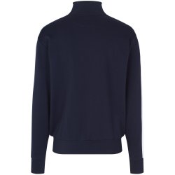 ID 0626 Sweat cardigan  kontrast Navy