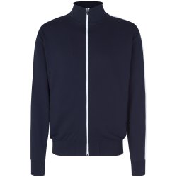 ID 0626 Sweat cardigan  kontrast Navy