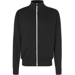 ID 0626 Sweat cardigan  kontrast Sort