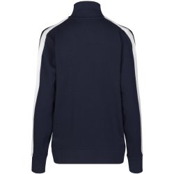 ID 0627 Sweat cardigan  kontrast  dame Navy