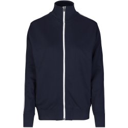ID 0627 Sweat cardigan  kontrast  dame Navy