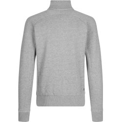 ID 0628 Sweat cardigan  zip Gr melange