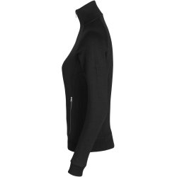 ID 0629 Sweat cardigan  zip  dame Sort