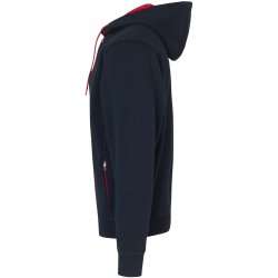 ID 0630 Sweat cardigan  bonded Navy