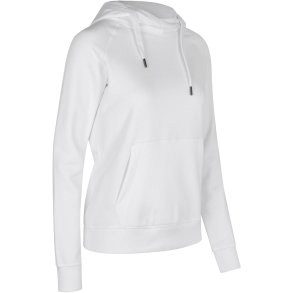 ID 0637 CORE hoodie dame Hvid