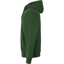 ID 0638 CORE hoodie  zip Flaskegrn