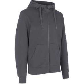 ID 0638 CORE hoodie  zip Silver grey