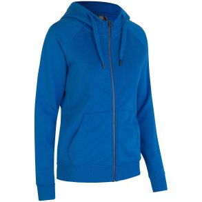 ID 0639 CORE hoodie  zip  dame Azur