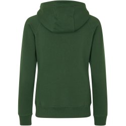 ID 0639 CORE hoodie  zip  dame Flaskegrn