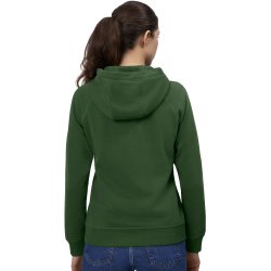 ID 0639 CORE hoodie  zip  dame Flaskegrn