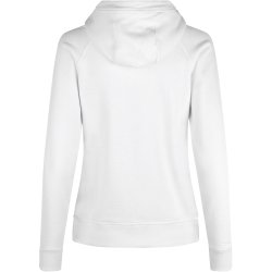 ID 0639 CORE hoodie  zip  dame Hvid
