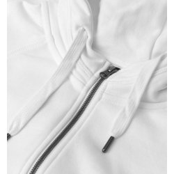 ID 0639 CORE hoodie  zip  dame Hvid