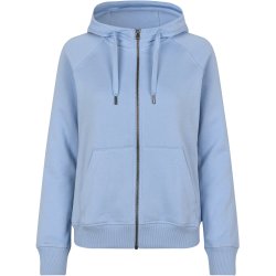 ID 0639 CORE hoodie  zip  dame Lys bl