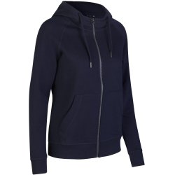 ID 0639 CORE hoodie  zip  dame Navy