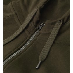 ID 0639 CORE hoodie  zip  dame Oliven