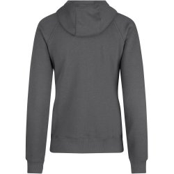 ID 0639 CORE hoodie  zip  dame Silver grey