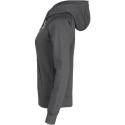 ID 0639 CORE hoodie  zip  dame Silver grey