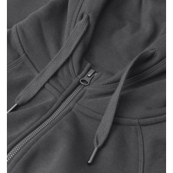 ID 0639 CORE hoodie  zip  dame Silver grey