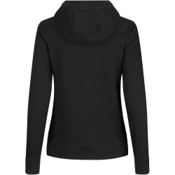 ID 0639 CORE hoodie  zip  dame Sort