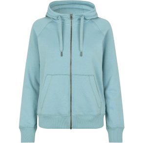 ID 0639 CORE hoodie  zip  dame Stvet aqua
