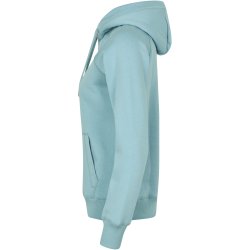 ID 0639 CORE hoodie  zip  dame Stvet aqua