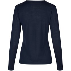 ID 0641 Pullover  merino  dame Navy