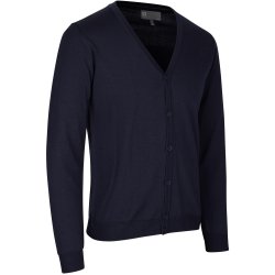 ID 0642 Cardigan  merino Navy