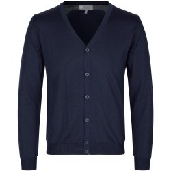 ID 0642 Cardigan  merino Navy