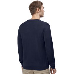 ID 0642 Cardigan  merino Navy