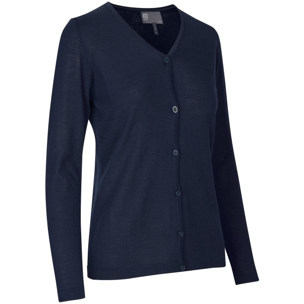 ID 0643 Cardigan  merino  dame Navy