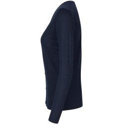 ID 0643 Cardigan  merino  dame Navy