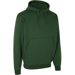 ID 0660 Soft hoodie  kængurulomme  unisex Flaskegrøn