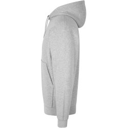 ID 0660 Soft hoodie  kængurulomme  unisex Grå melange