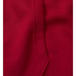 ID 0660 Soft hoodie  kængurulomme  unisex Rød