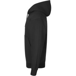 ID 0660 Soft hoodie  kængurulomme  unisex Sort