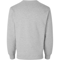 ID 0682 Sweatshirt  økologisk Lys grå melange