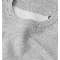 ID 0682 Sweatshirt  økologisk Lys grå melange