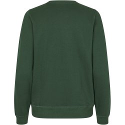 ID 0683 Sweatshirt  økologisk  dame Flaskegrøn