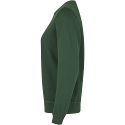 ID 0683 Sweatshirt  økologisk  dame Flaskegrøn