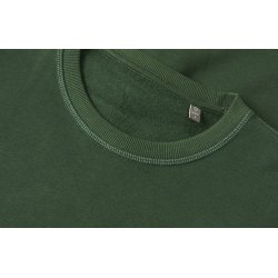 ID 0683 Sweatshirt  økologisk  dame Flaskegrøn