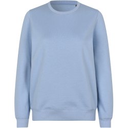 ID 0683 Sweatshirt  økologisk  dame Lys blå